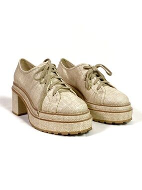Cult Gaia Dahlia Heeled Platform Sneakers